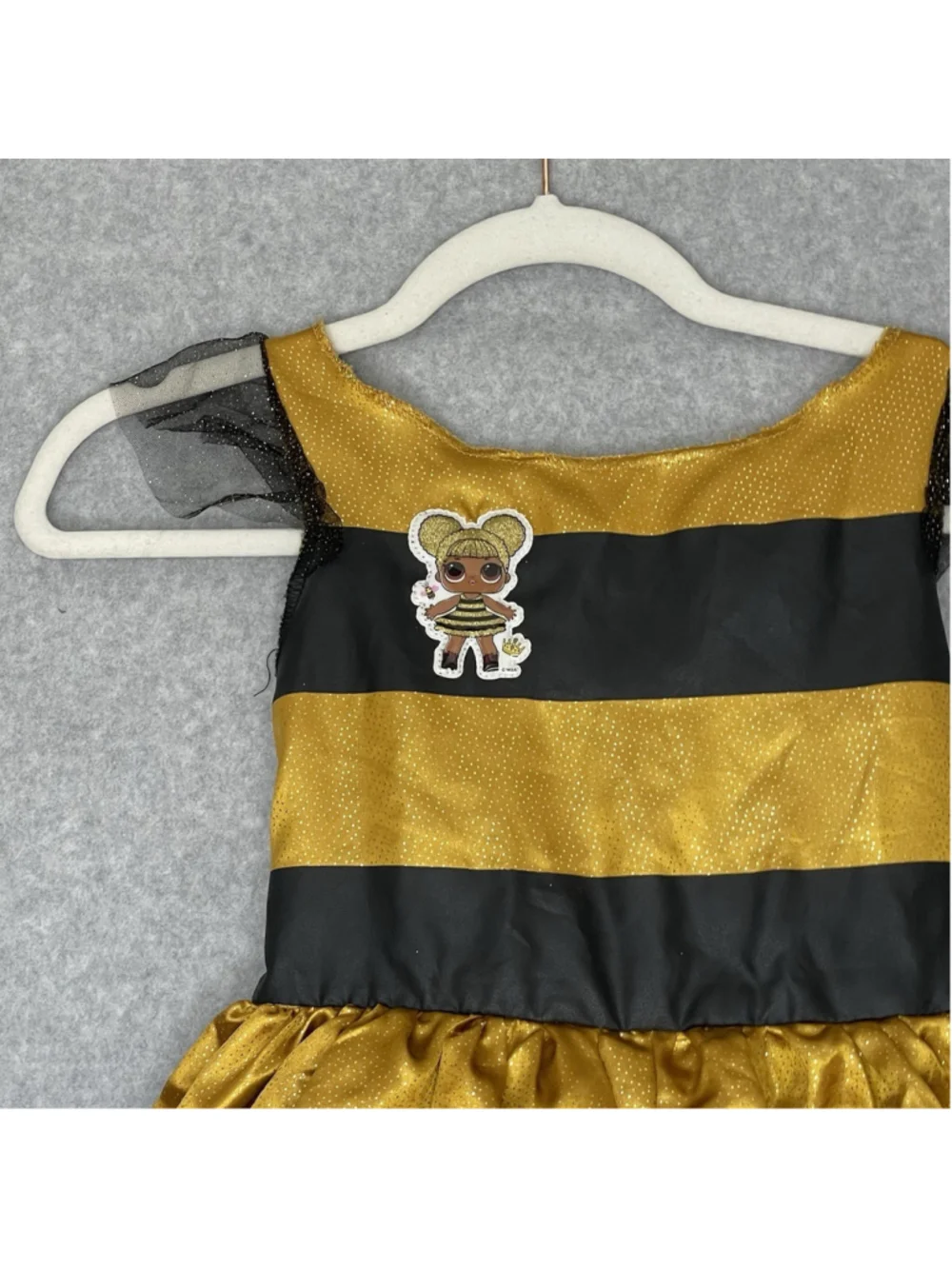 LOL Surprise Queen Bee Halloween Costume Dress Girls Size 6 6X Bee Costume